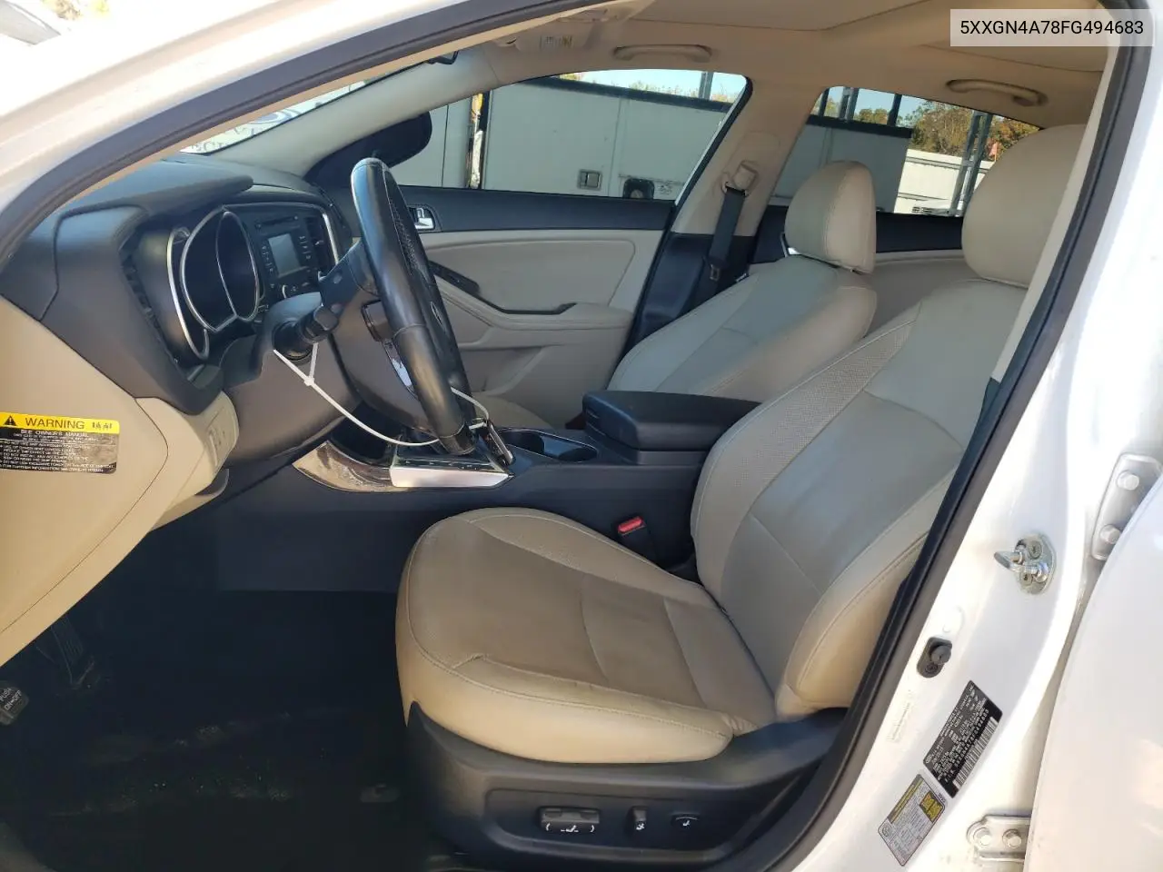 5XXGN4A78FG494683 2015 Kia Optima Ex