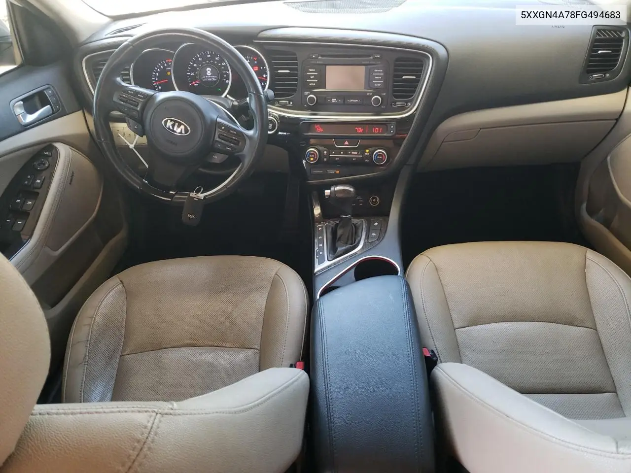 5XXGN4A78FG494683 2015 Kia Optima Ex