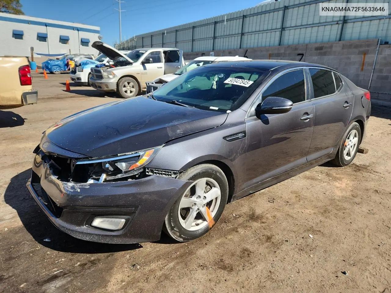 KNAGM4A72F5633646 2015 Kia Optima Lx