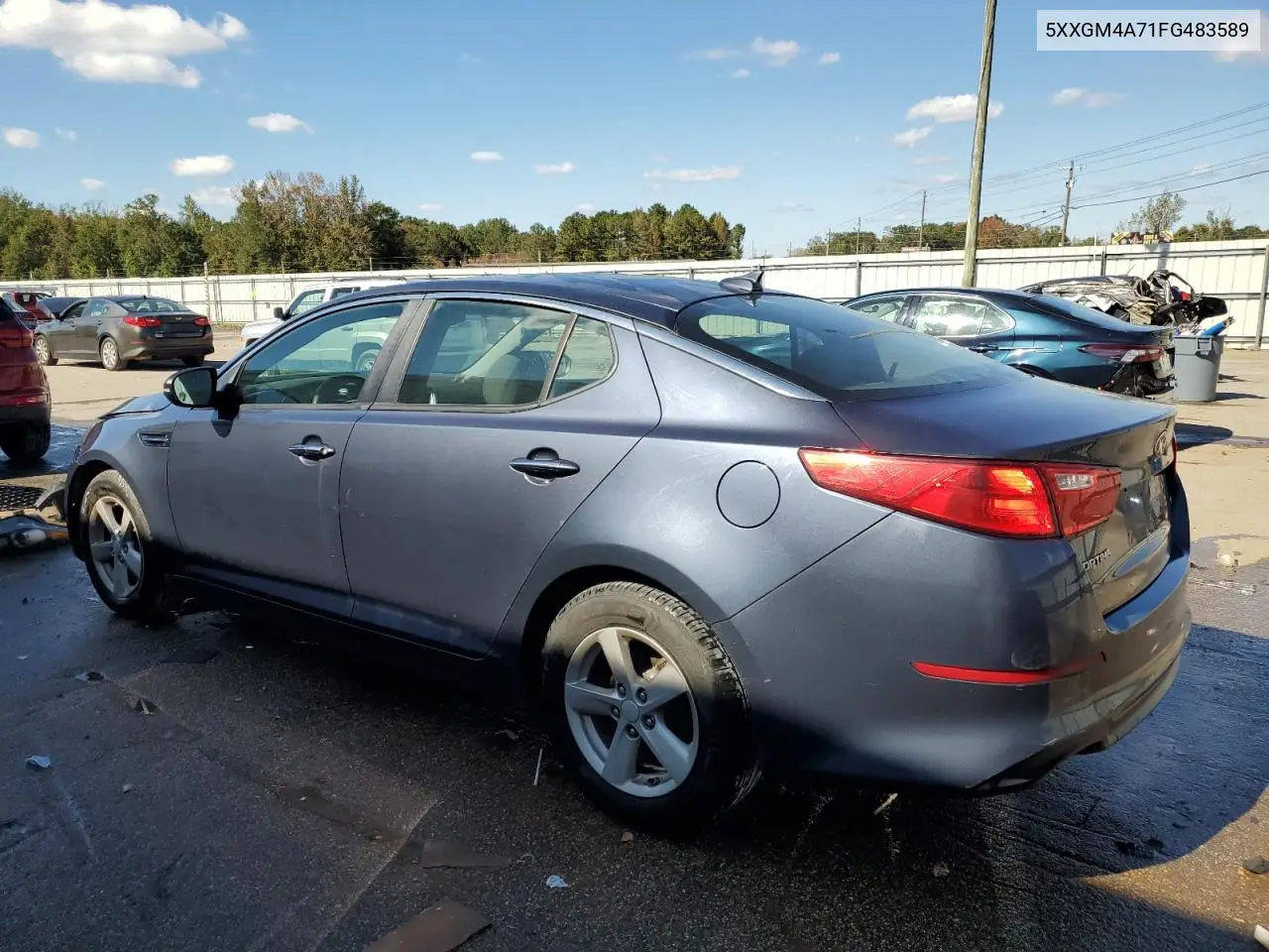 5XXGM4A71FG483589 2015 Kia Optima Lx