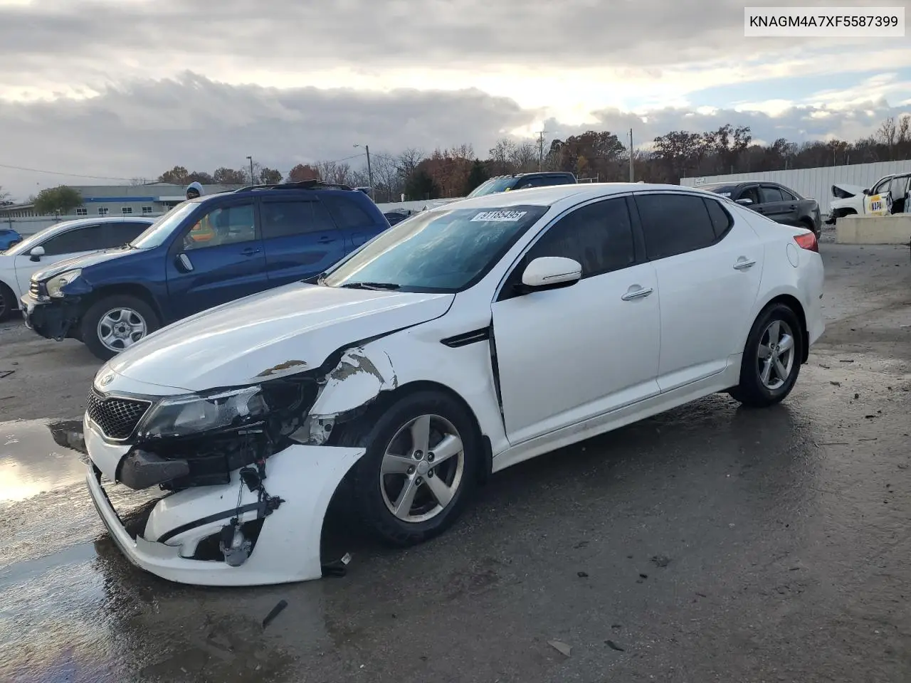 KNAGM4A7XF5587399 2015 Kia Optima Lx