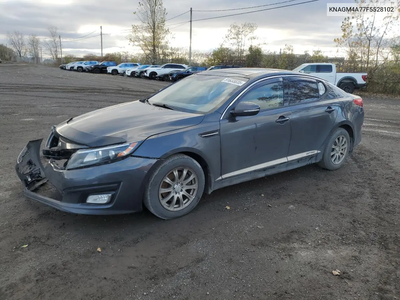 KNAGM4A77F5528102 2015 Kia Optima Lx