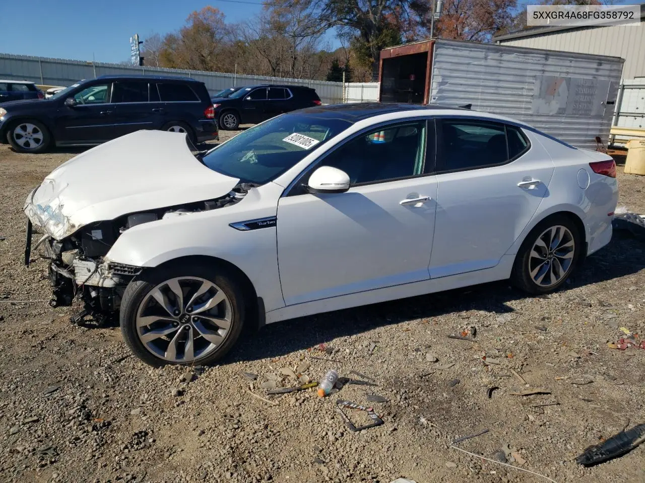 5XXGR4A68FG358792 2015 Kia Optima Sx