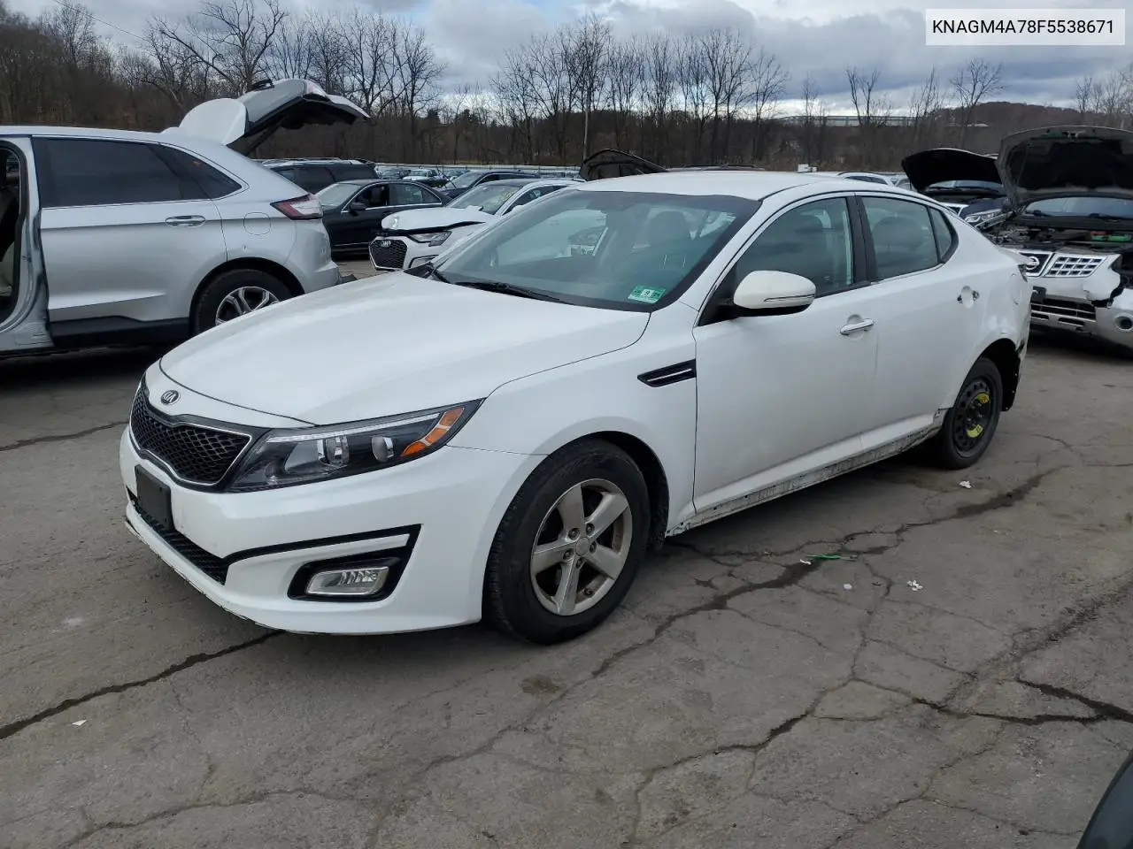 KNAGM4A78F5538671 2015 Kia Optima Lx