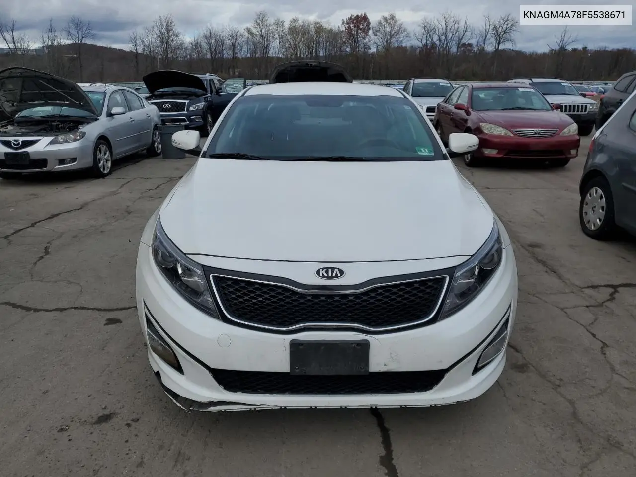 KNAGM4A78F5538671 2015 Kia Optima Lx