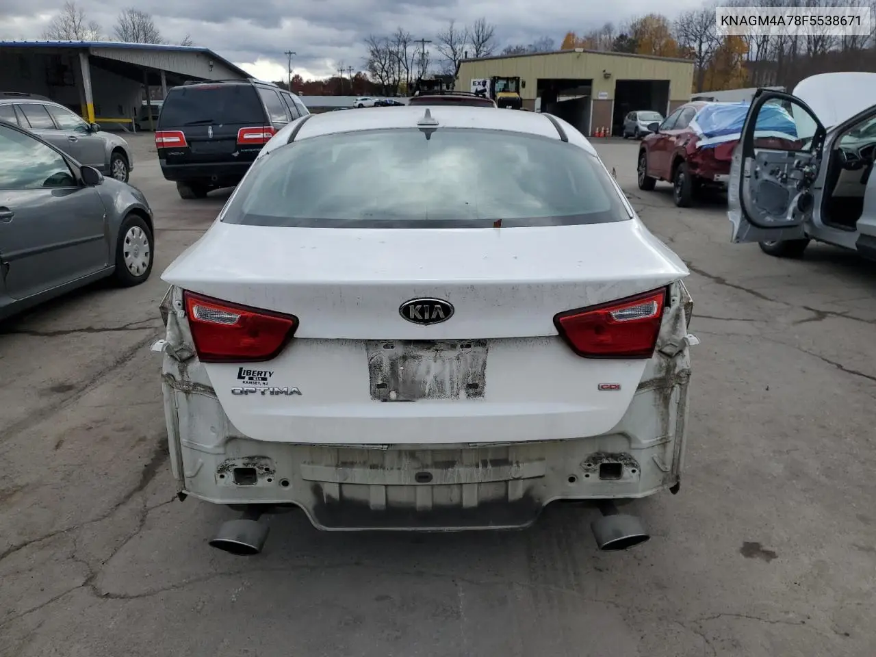 KNAGM4A78F5538671 2015 Kia Optima Lx
