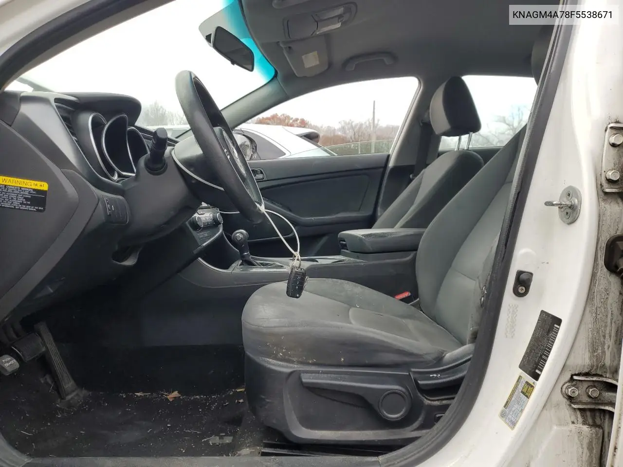 KNAGM4A78F5538671 2015 Kia Optima Lx