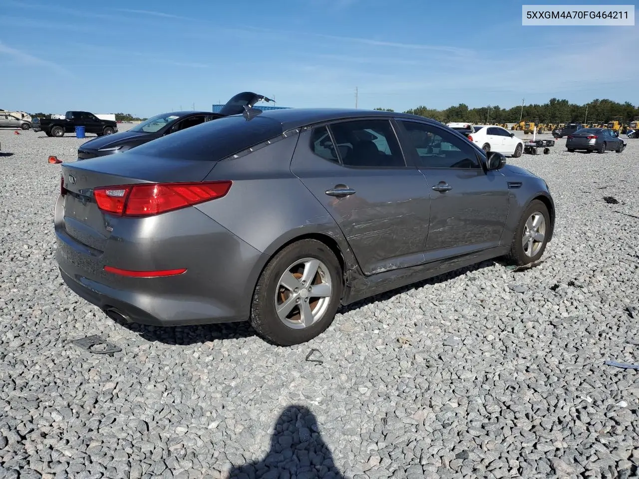 5XXGM4A70FG464211 2015 Kia Optima Lx