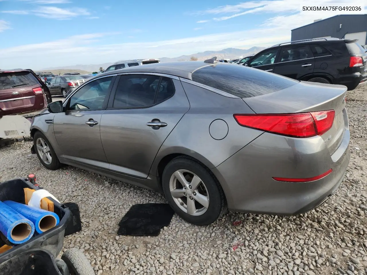 5XXGM4A75FG492036 2015 Kia Optima Lx