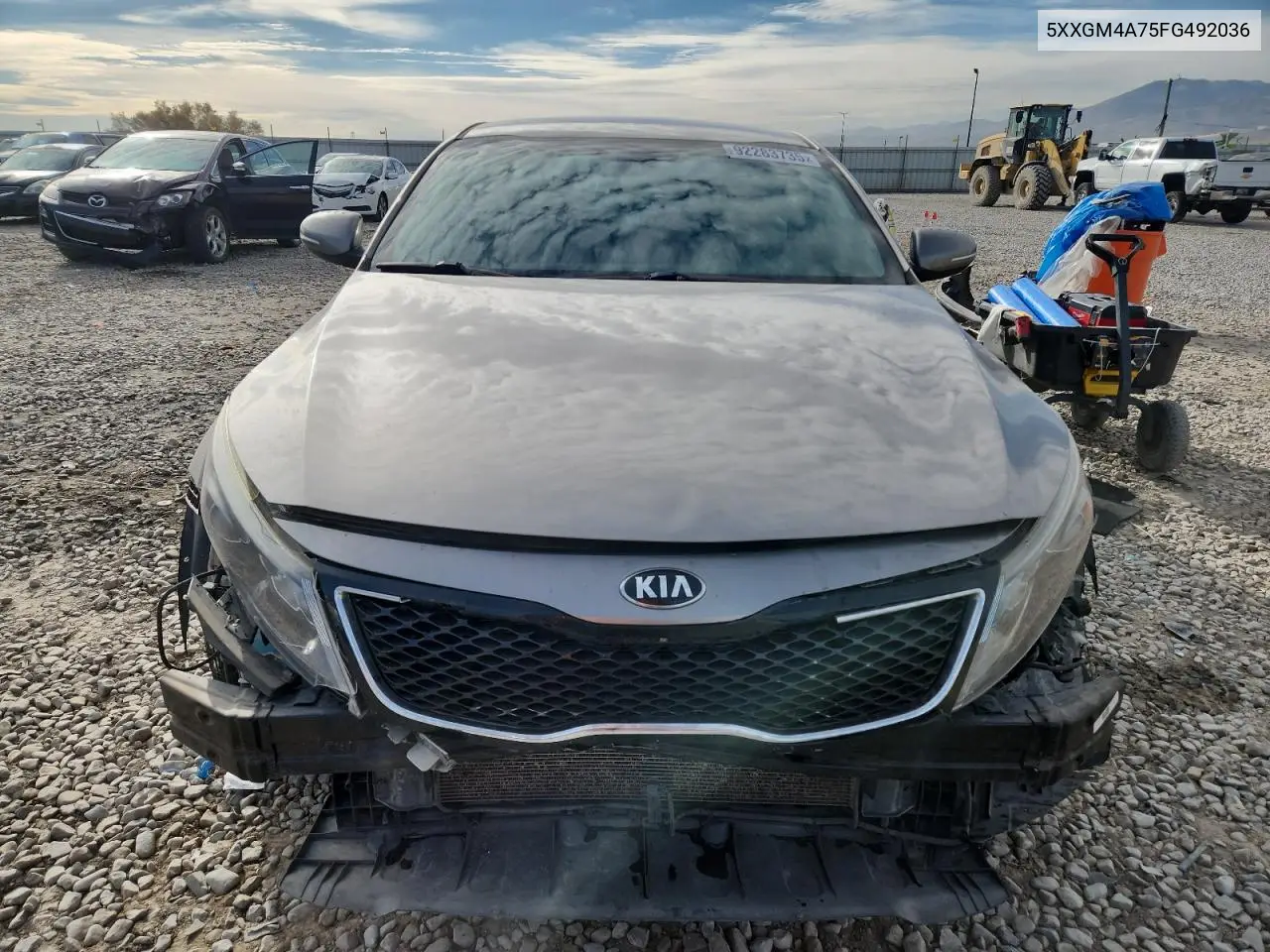 5XXGM4A75FG492036 2015 Kia Optima Lx