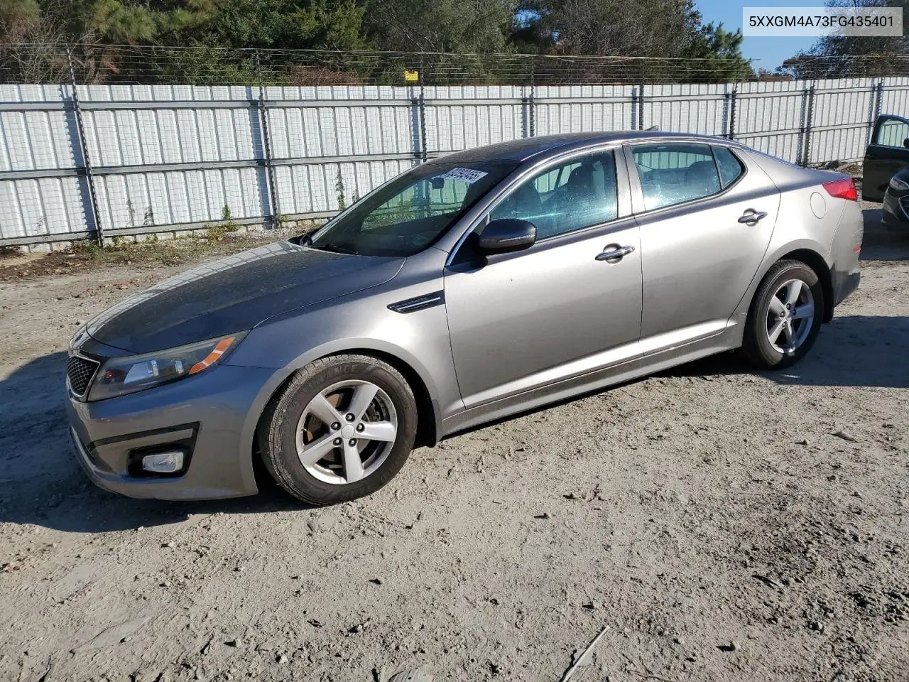 5XXGM4A73FG435401 2015 Kia Optima Lx