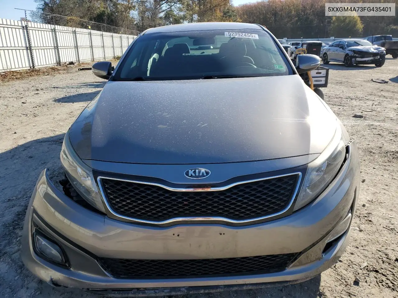 5XXGM4A73FG435401 2015 Kia Optima Lx