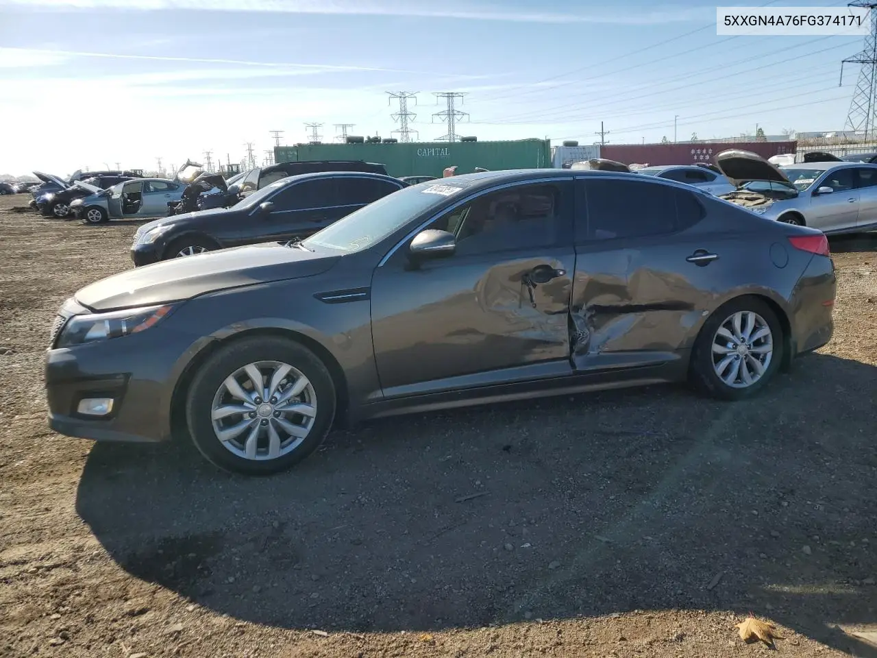 5XXGN4A76FG374171 2015 Kia Optima Ex