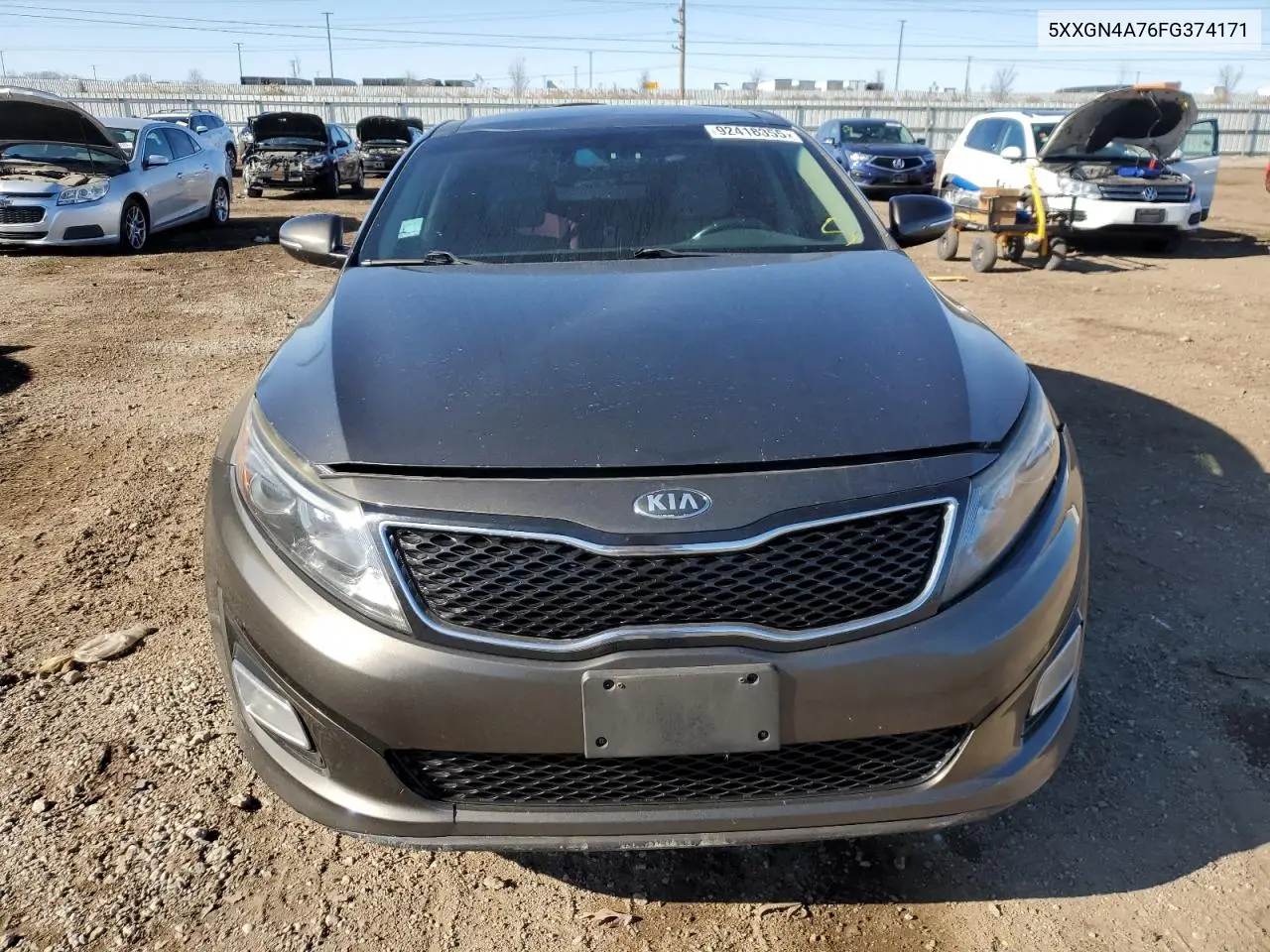 5XXGN4A76FG374171 2015 Kia Optima Ex