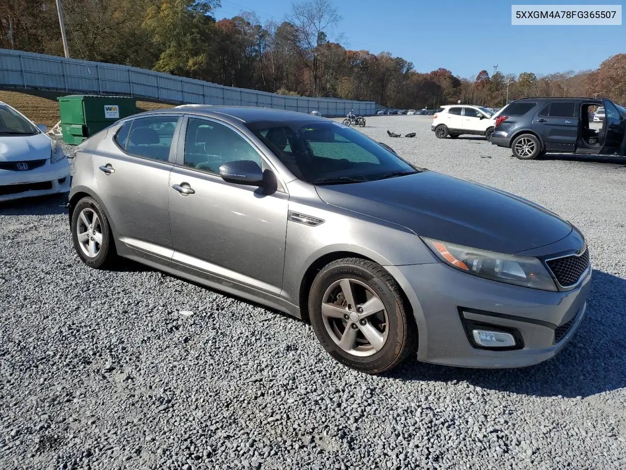 5XXGM4A78FG365507 2015 Kia Optima Lx