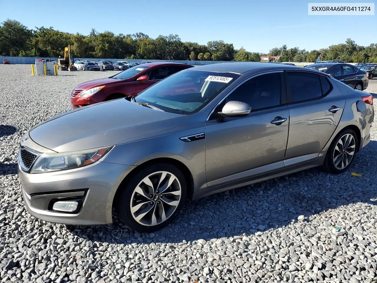 5XXGR4A60FG411274 2015 Kia Optima Sx