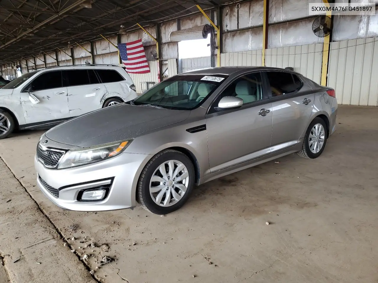 5XXGM4A76FG451897 2015 Kia Optima Lx