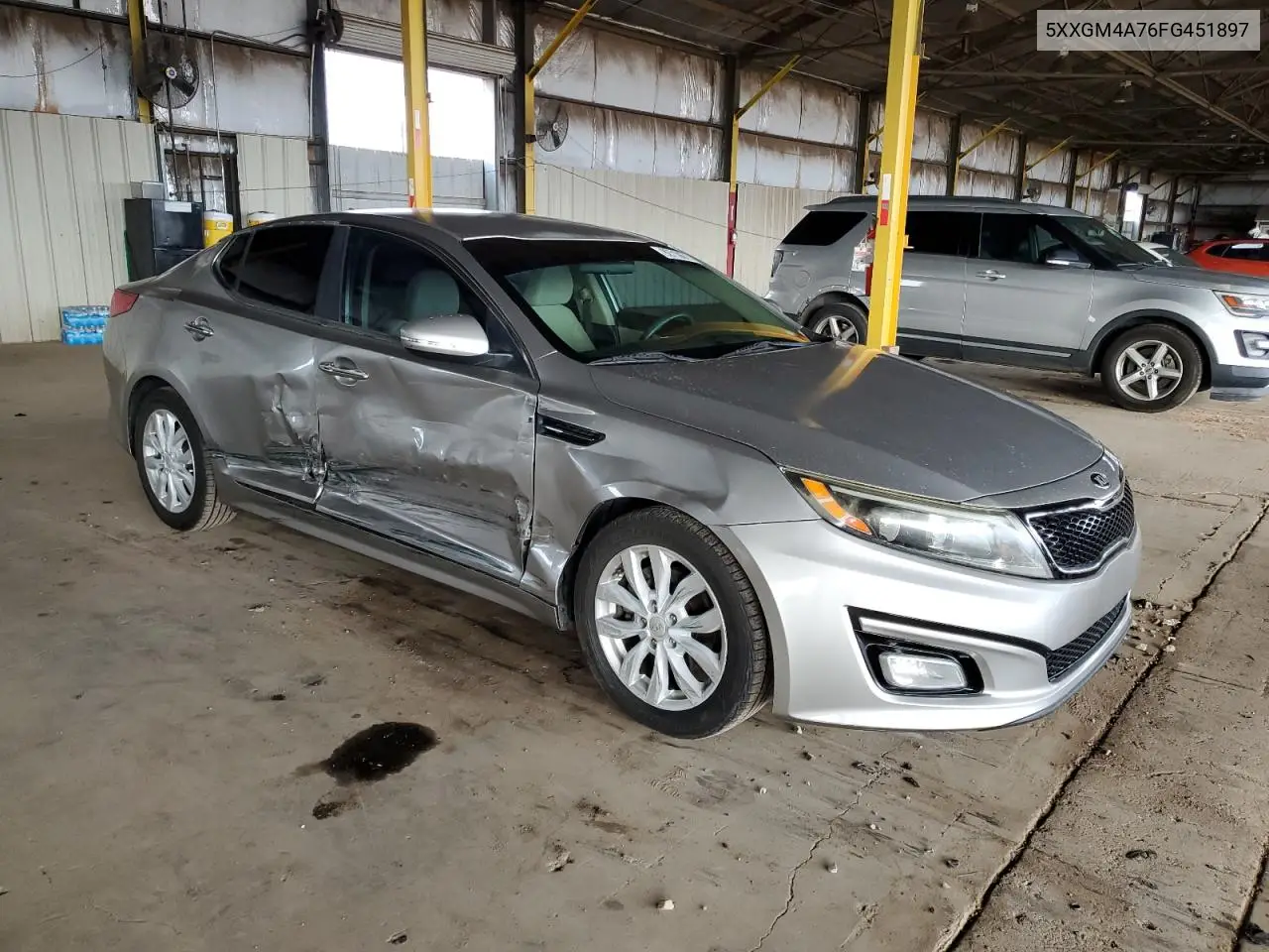 5XXGM4A76FG451897 2015 Kia Optima Lx
