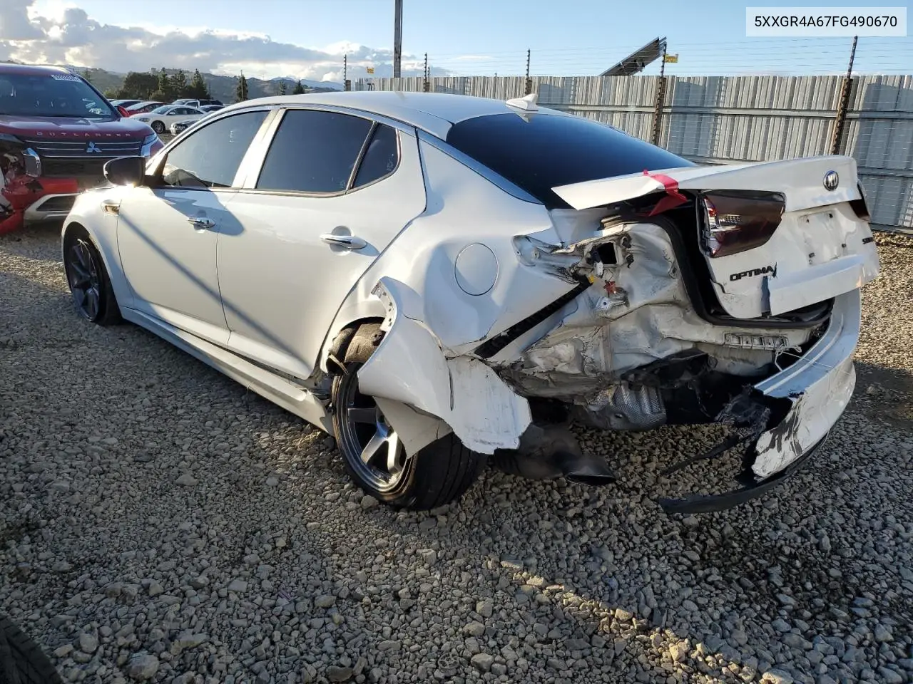 5XXGR4A67FG490670 2015 Kia Optima Sx