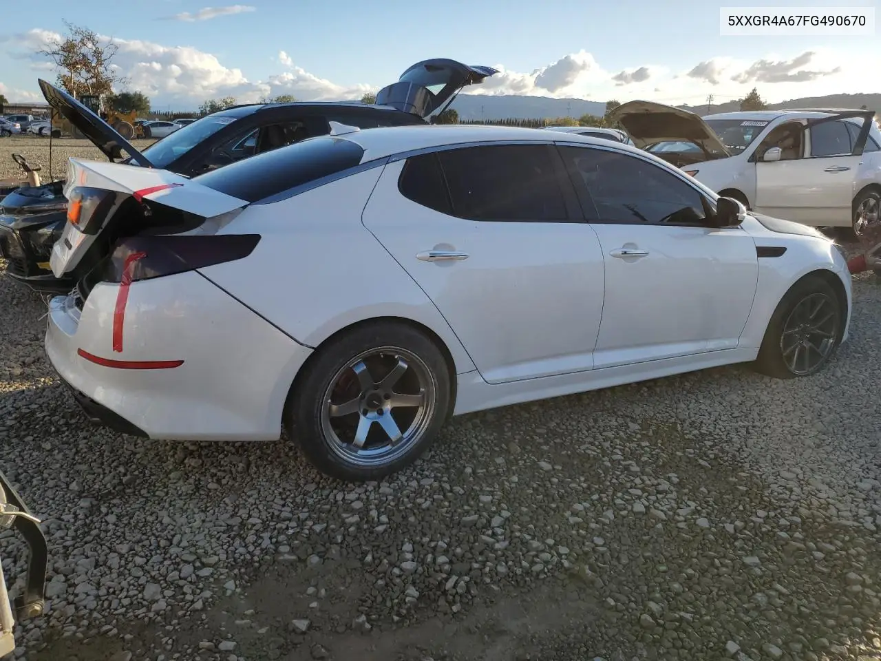 5XXGR4A67FG490670 2015 Kia Optima Sx