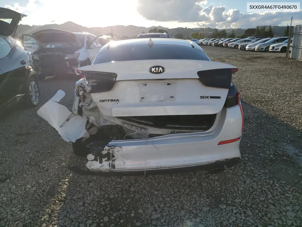 5XXGR4A67FG490670 2015 Kia Optima Sx