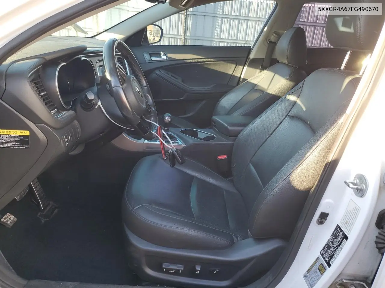 5XXGR4A67FG490670 2015 Kia Optima Sx