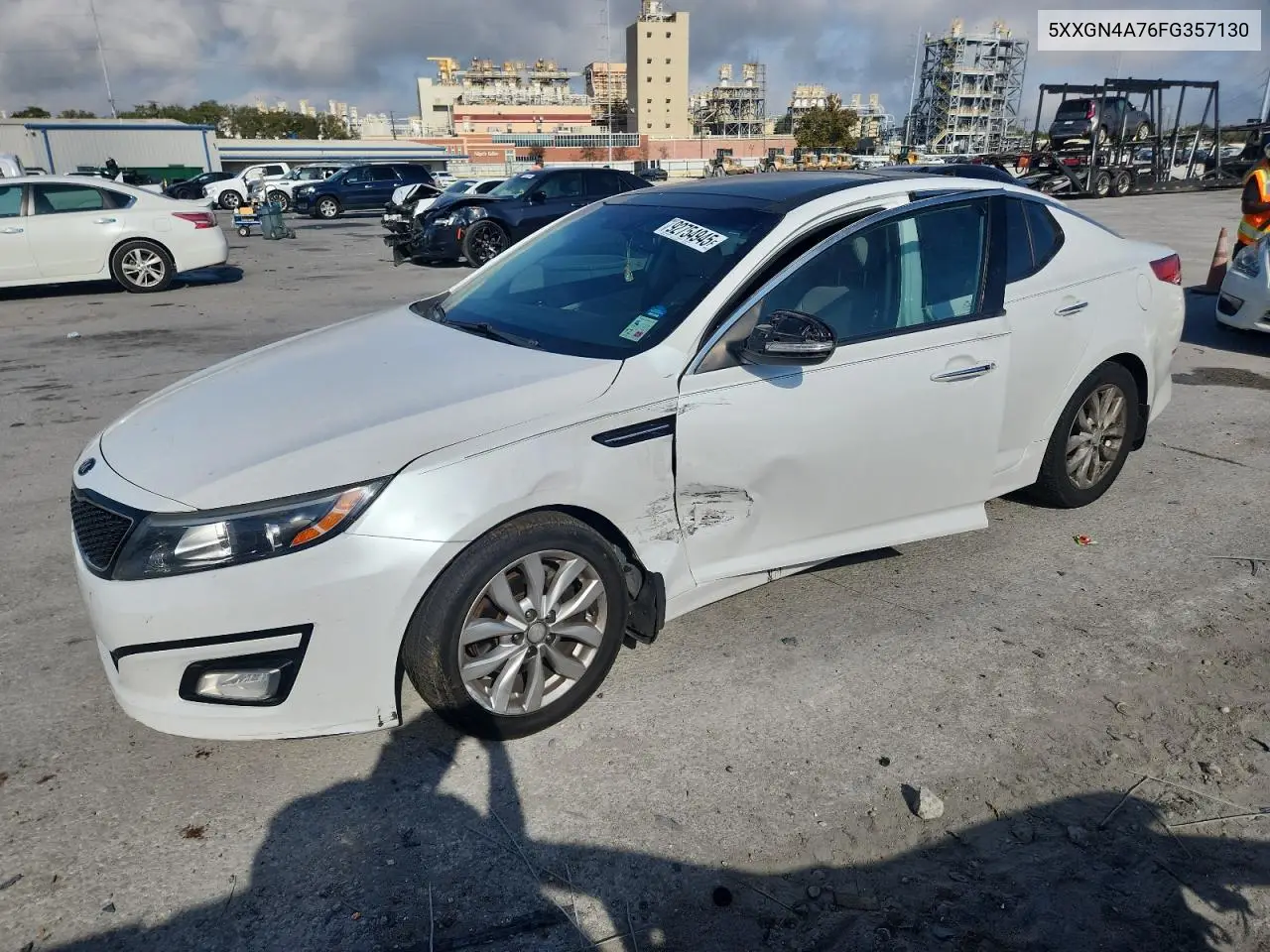 5XXGN4A76FG357130 2015 Kia Optima Ex