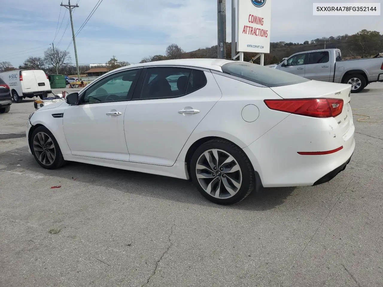 5XXGR4A78FG352144 2015 Kia Optima Sx