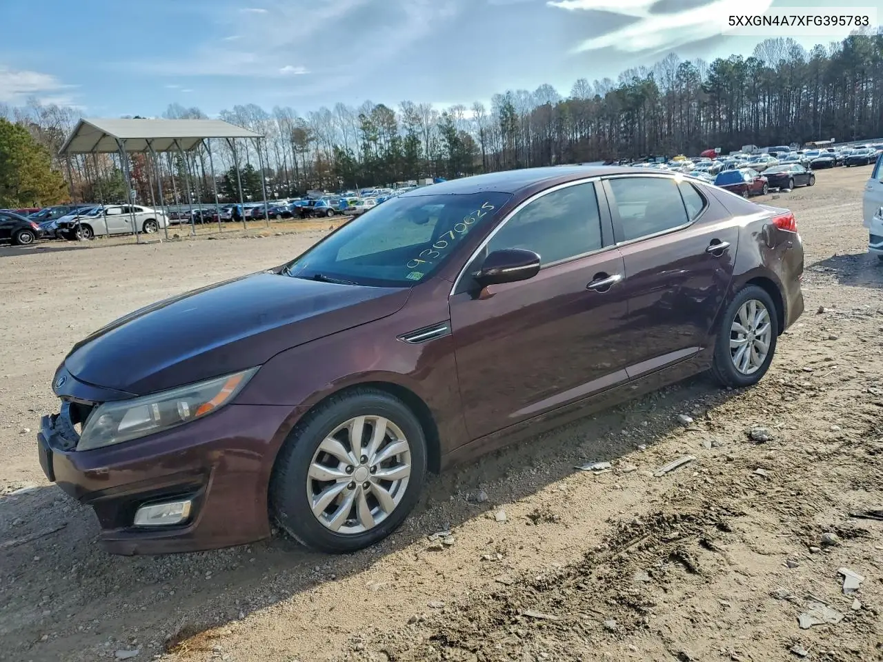 5XXGN4A7XFG395783 2015 Kia Optima Ex