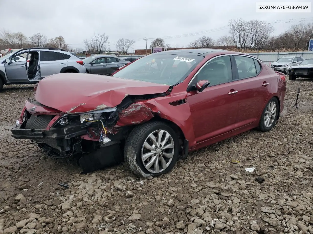 5XXGN4A76FG369469 2015 Kia Optima Ex