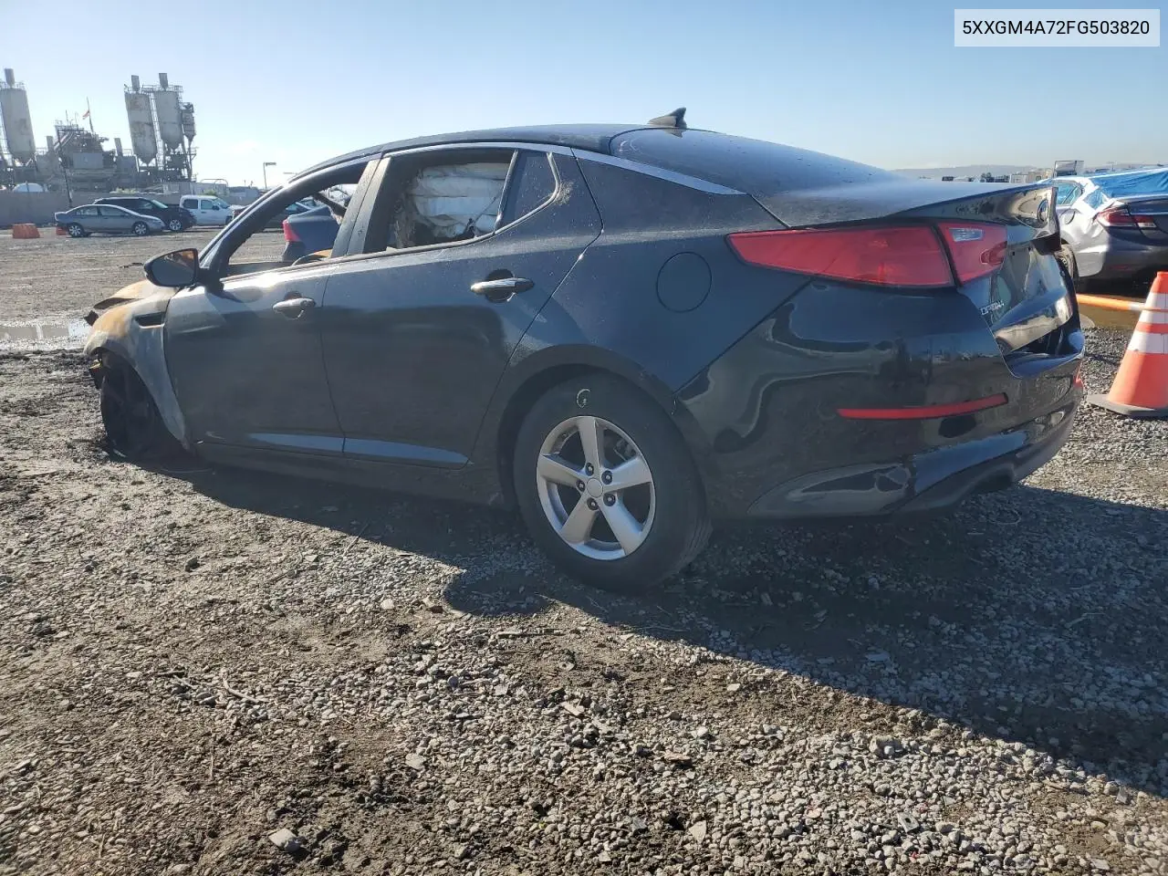 5XXGM4A72FG503820 2015 Kia Optima Lx