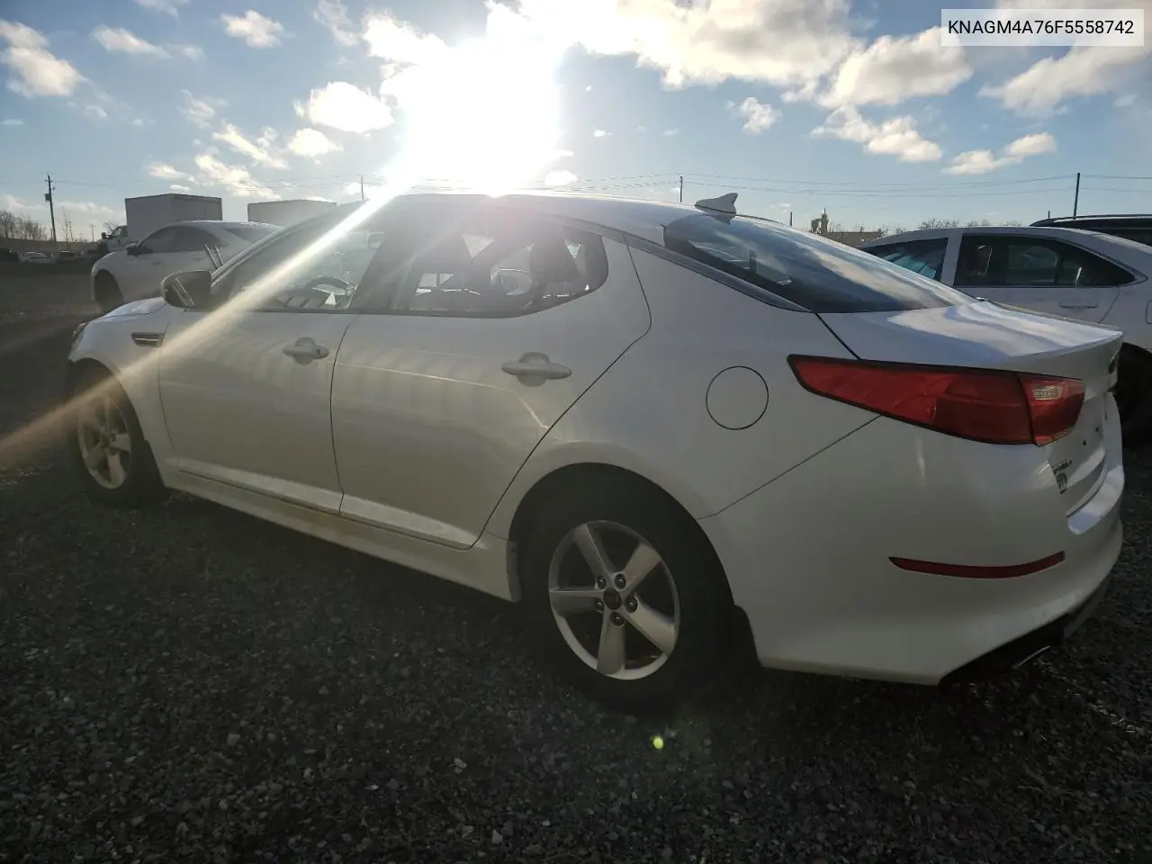 KNAGM4A76F5558742 2015 Kia Optima Lx