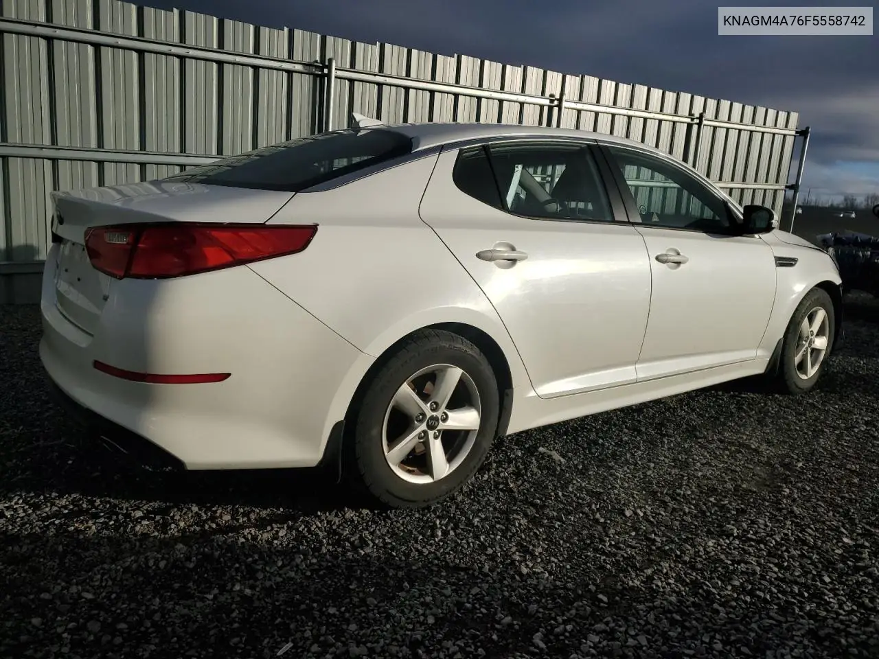 KNAGM4A76F5558742 2015 Kia Optima Lx