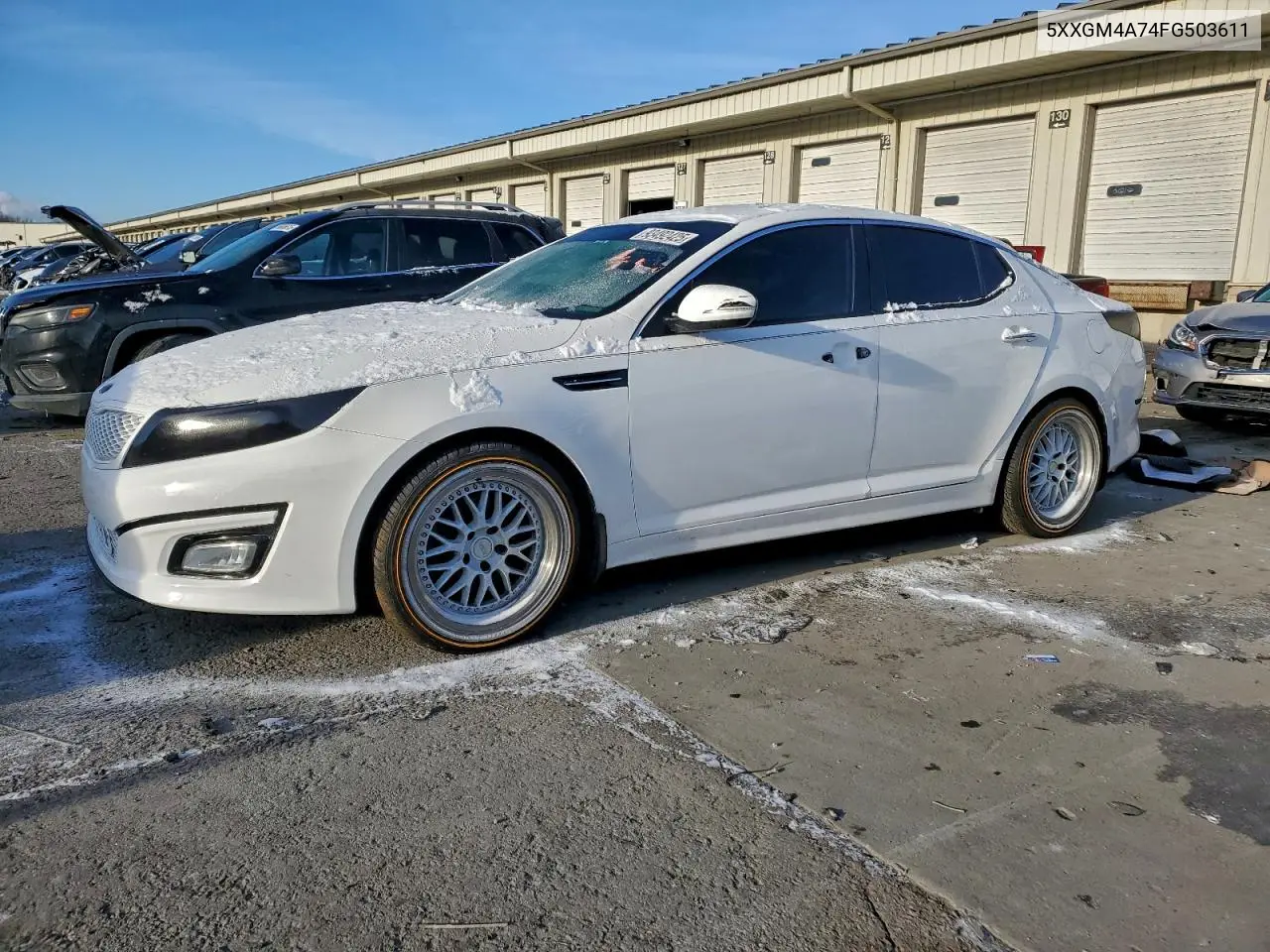 5XXGM4A74FG503611 2015 Kia Optima Lx