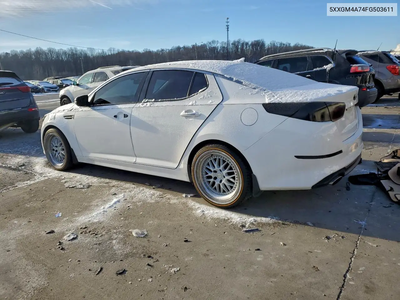 5XXGM4A74FG503611 2015 Kia Optima Lx