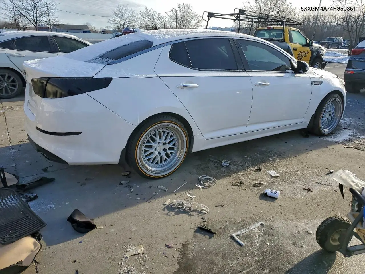 5XXGM4A74FG503611 2015 Kia Optima Lx