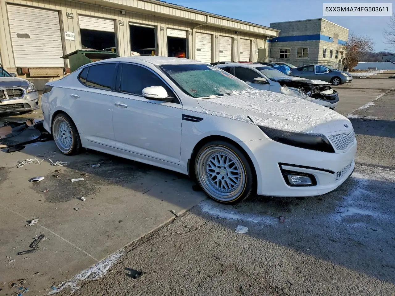 5XXGM4A74FG503611 2015 Kia Optima Lx