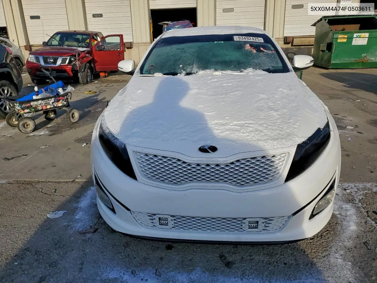 5XXGM4A74FG503611 2015 Kia Optima Lx