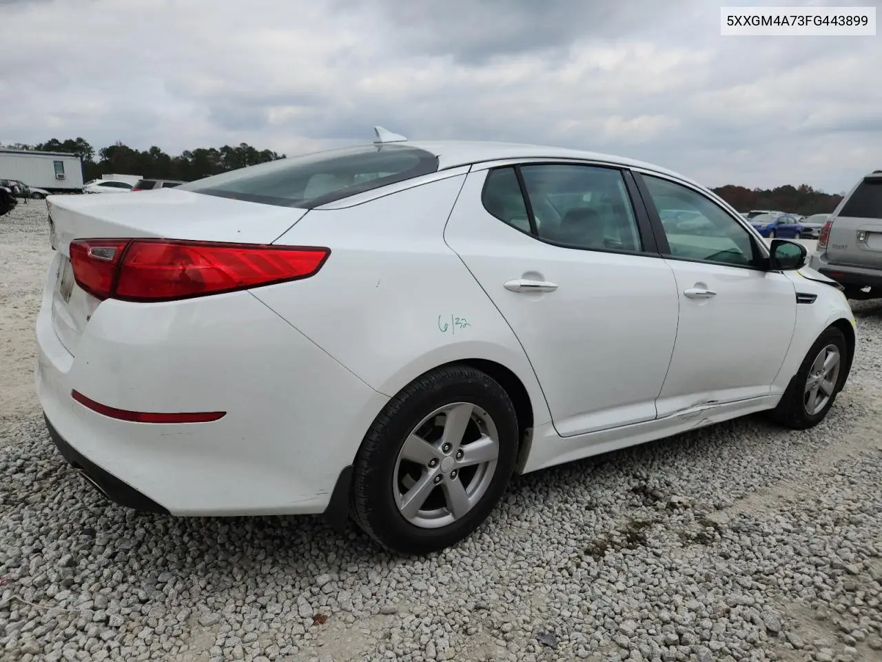 5XXGM4A73FG443899 2015 Kia Optima Lx