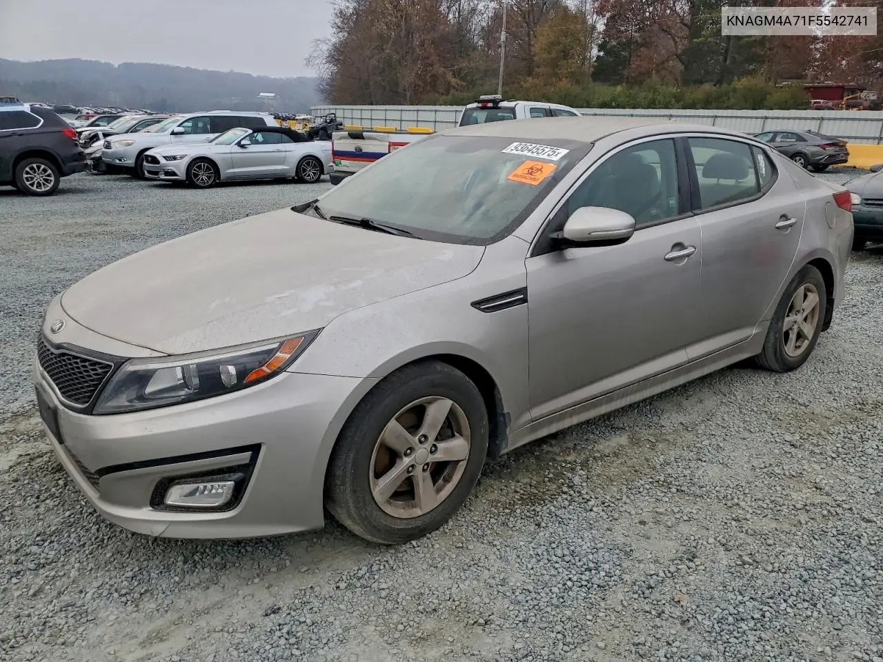 KNAGM4A71F5542741 2015 Kia Optima Lx