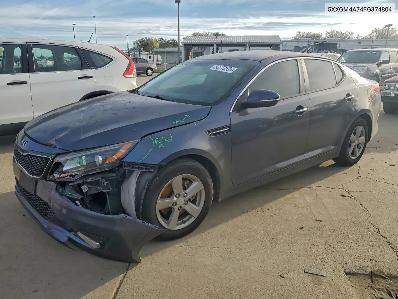 5XXGM4A74FG374804 2015 Kia Optima Lx