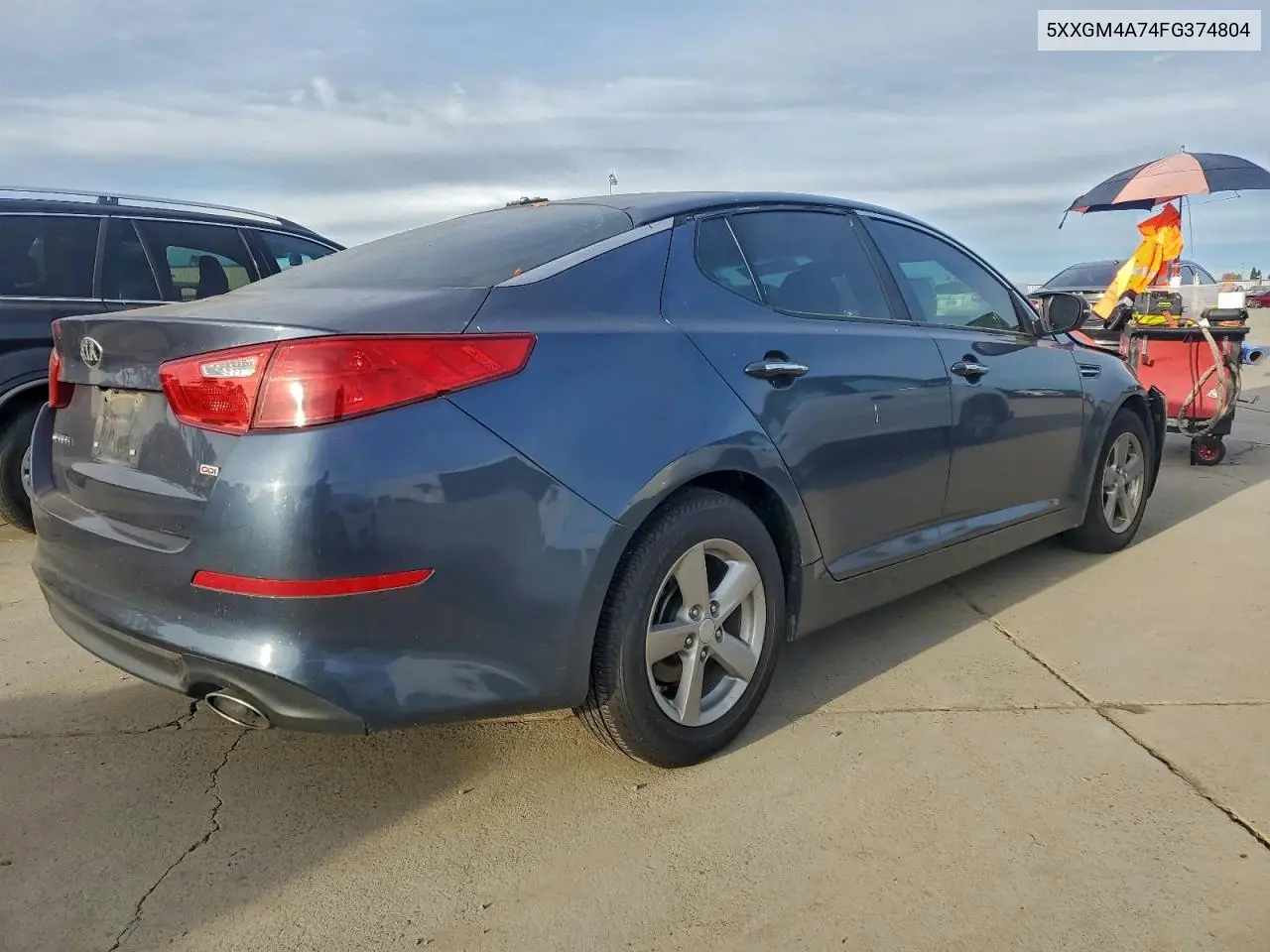 5XXGM4A74FG374804 2015 Kia Optima Lx