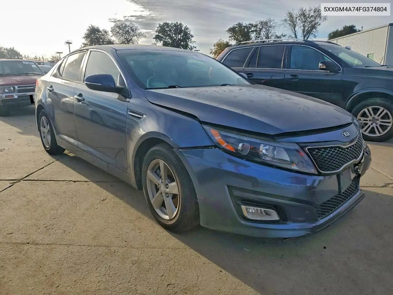 5XXGM4A74FG374804 2015 Kia Optima Lx