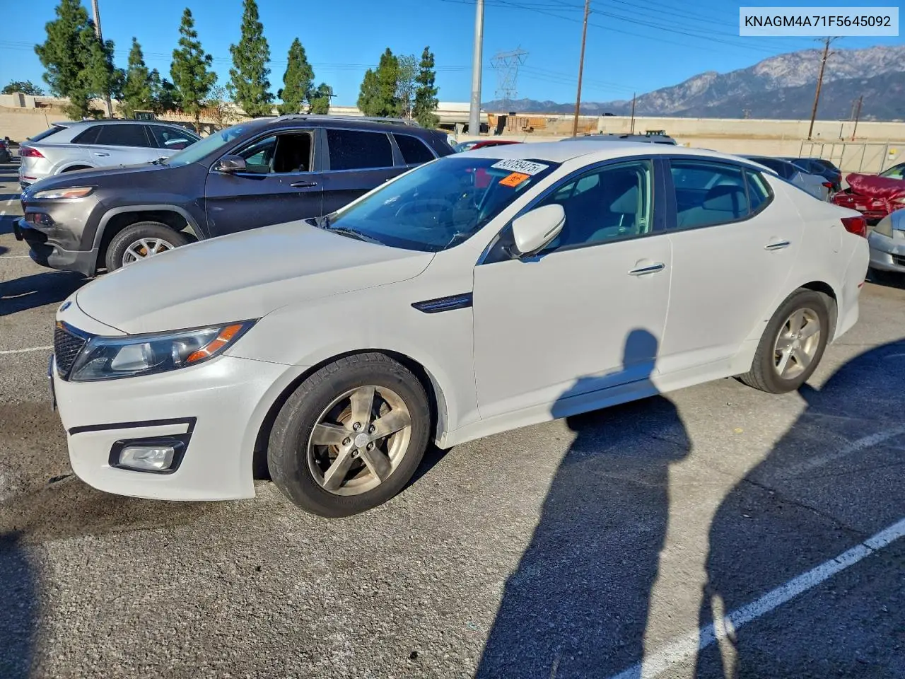 KNAGM4A71F5645092 2015 Kia Optima Lx