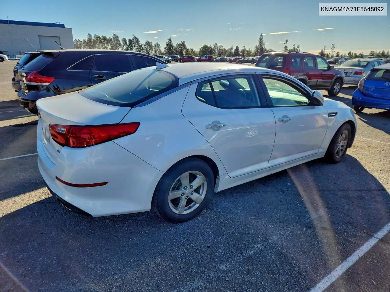 KNAGM4A71F5645092 2015 Kia Optima Lx