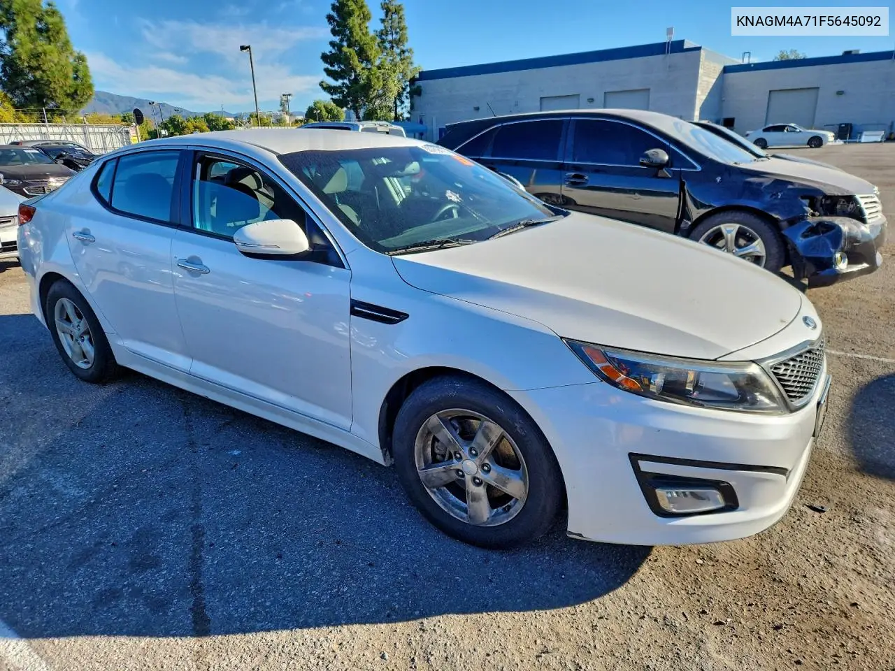 KNAGM4A71F5645092 2015 Kia Optima Lx