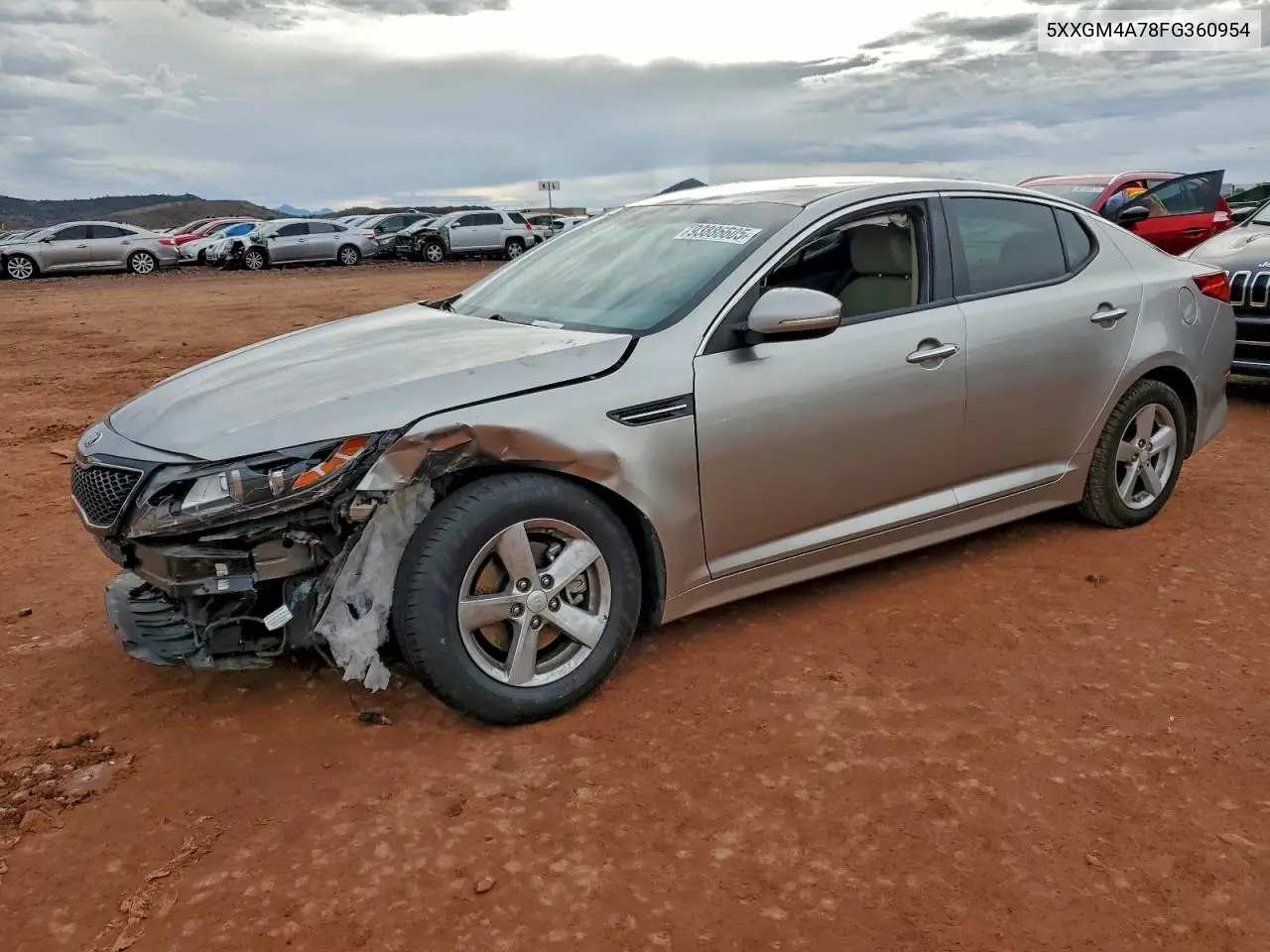 5XXGM4A78FG360954 2015 Kia Optima Lx