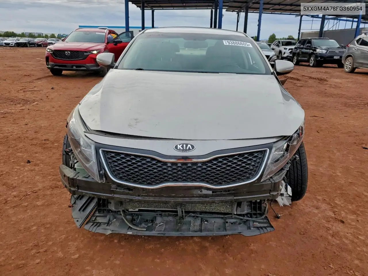 5XXGM4A78FG360954 2015 Kia Optima Lx