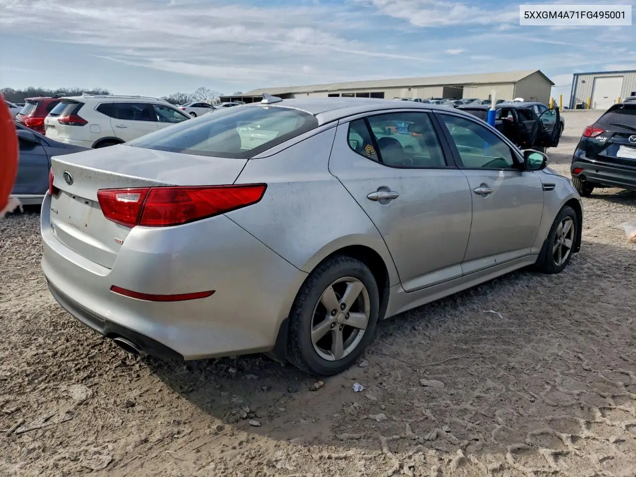 5XXGM4A71FG495001 2015 Kia Optima Lx