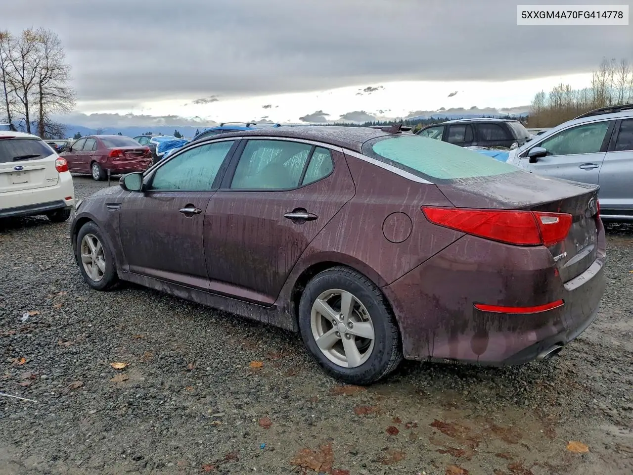 5XXGM4A70FG414778 2015 Kia Optima Lx